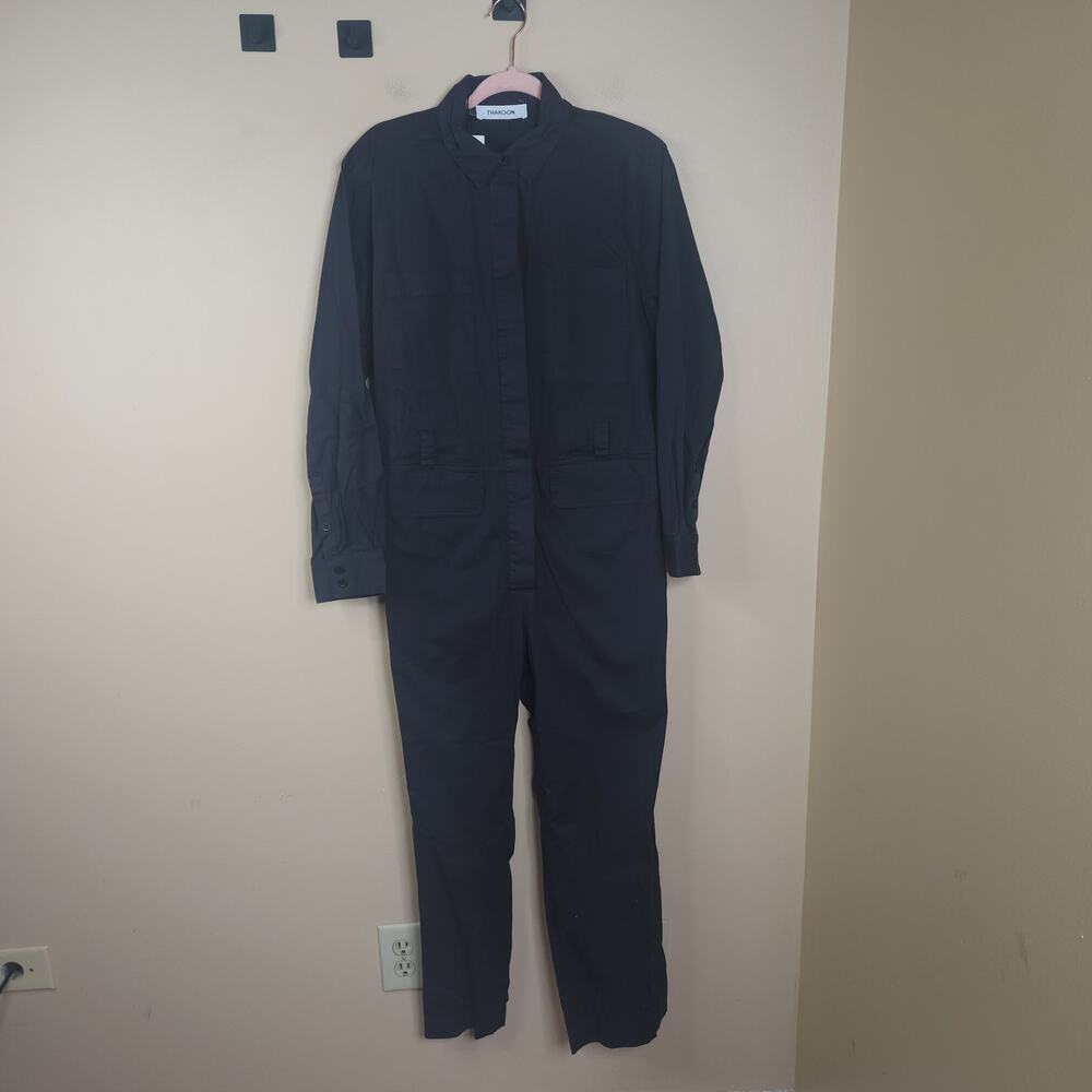 Thakoon Utility Jumpsuit in Black Size M